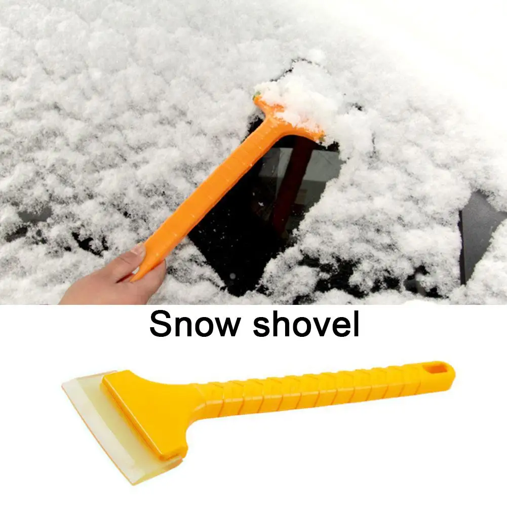 Durable Car Winter Windshield Snow Shovel Ice Removal Screwless Car Snow Removal Shovel Tendon Scraper Frost Ice Snow Removal