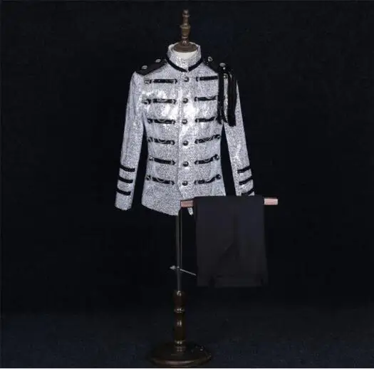 S-6XL! маленький костюм для мальчиков красивый Британский костюм Детское пальто для выступлений на фортепиано фиолетовое платье с блестками
