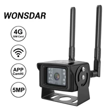 Wonsdar, 4G, камера с sim-картой, 1080 P, 5MP, HD, IP, WiFi, камера, металлический чехол, для улицы, для внутреннего наблюдения, камера видеонаблюдения, 3G, для автомобиля, дома, Camhi