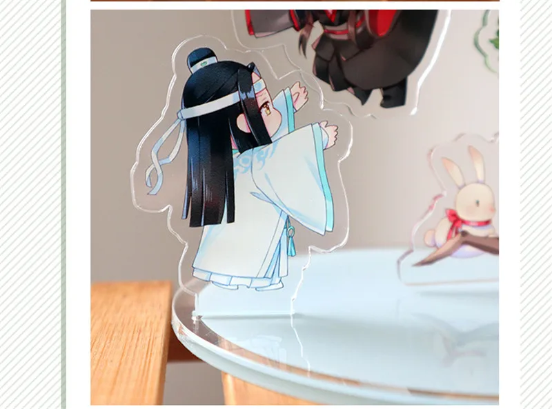 Grandmaster of Demonic Cultivation Wei wuxian Lan Wangji BL Mo Dao Zu Shi сцена фигурка на акриловой подставке брелок рождественские подарки