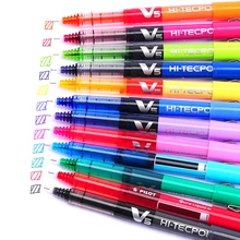 Японские канцелярские принадлежности пилот BX-V5 0,5 мм прямая ручка большая емкость цветные чернила Шариковая ручка милые стационарные ручки для школы