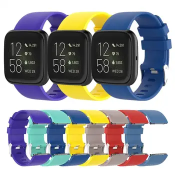 

High Strap Bracelet For Fitbit Versa2 Band men/woman Soft Silicone colorful Strap waterproof Smart Watch Accessories Small model
