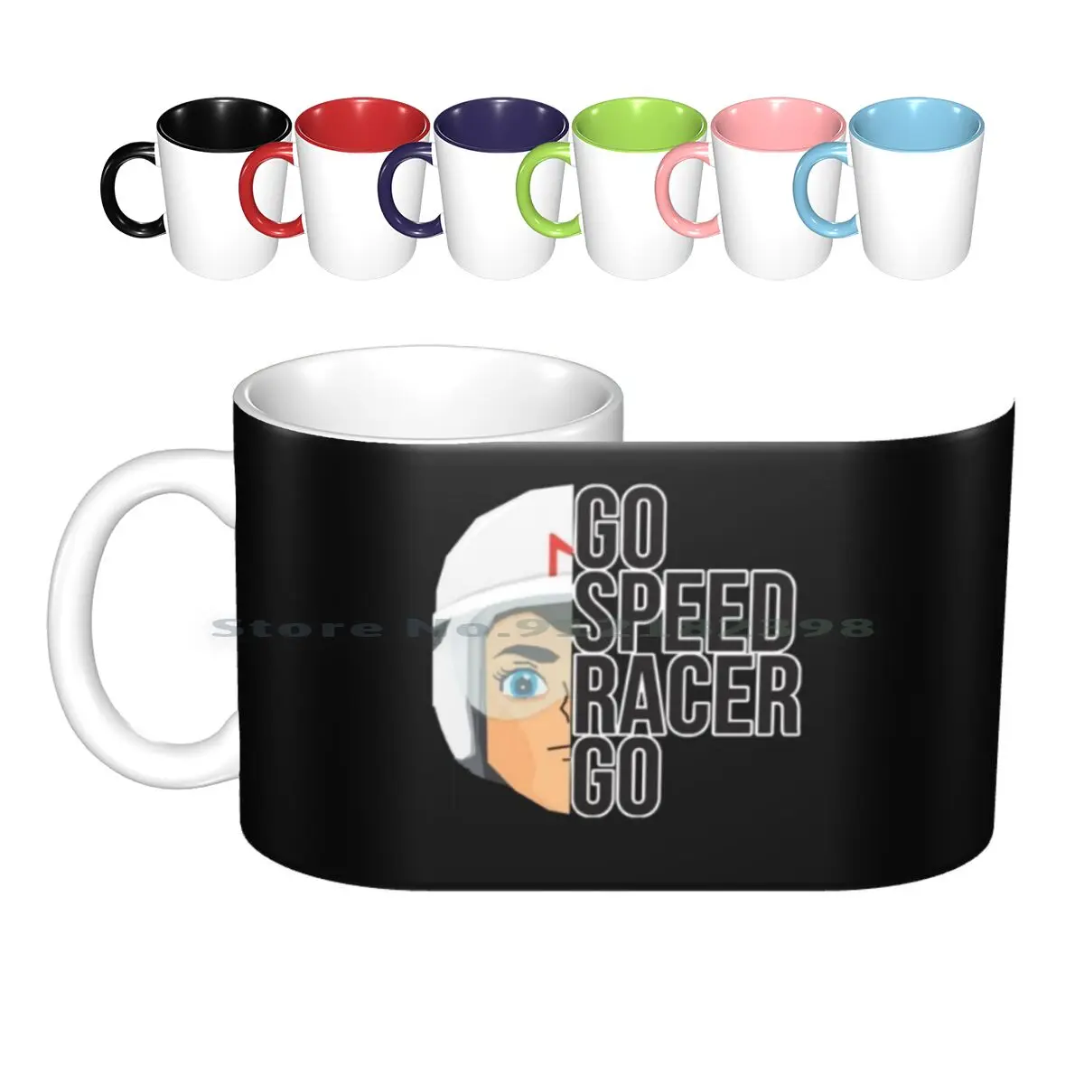 Tazze In Ceramica Tazze Da Caffè Tazza Da Tè Al Latte Anime E Manga Cars Cool Go Mach 5 Manga Speed Vintage Go Speed Go Creative Trending