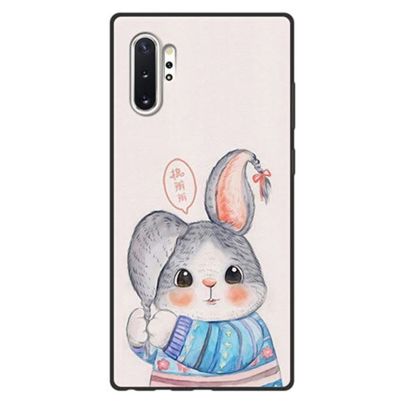 Для samsung galaxy note 10 pro plus note10 10pro чехол задняя крышка Ретро окрашенные мягкие ТПУ чехлы для телефонов samsung Note10+ Корпус