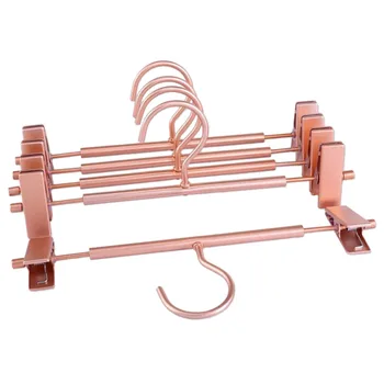 

10 Pieces Of High-Strength Strong Rose Gold Pants Skirt Bottom Hanger with Clip