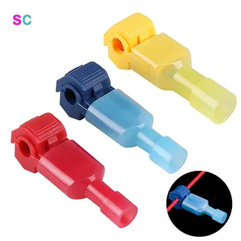

T Tap Type Electrical Connector Fast Wire Terminal Connectors Splice and Insulated Male Female Terminals for Car Connecting Line