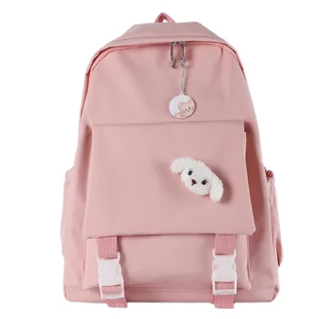 

Fashion Women Cute Backpack Casual Large Capacity Korean Version Candy Color Women Backpacks Teenager Girls Book Bag for School