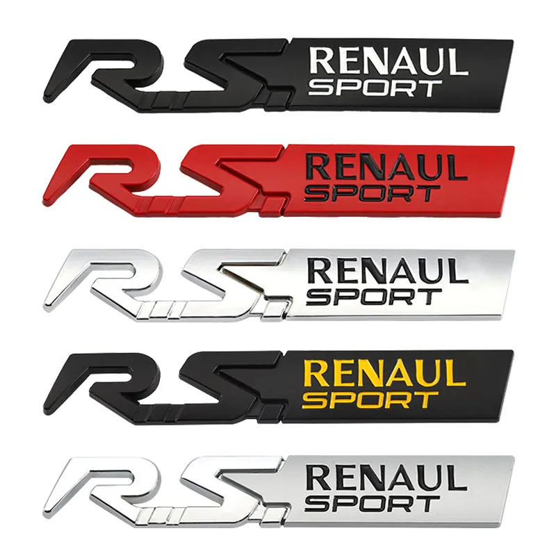 Автомобильная наклейка RS с спортивной эмблемой для Renault Clio Scenic Logan Megane Koleos Sandero