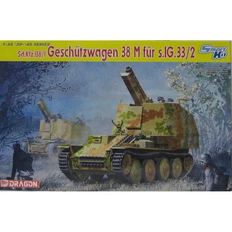 Дракон 6429 1/35 Sd. kfz.138/1 geschutzwgen 38 M für s. IG. 33/2 шкала модельный комплект
