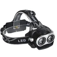 Phare de vélo K77A 1000 Lumens, 2x t6, Zoomable, Focus réglable, pour Sports de plein air