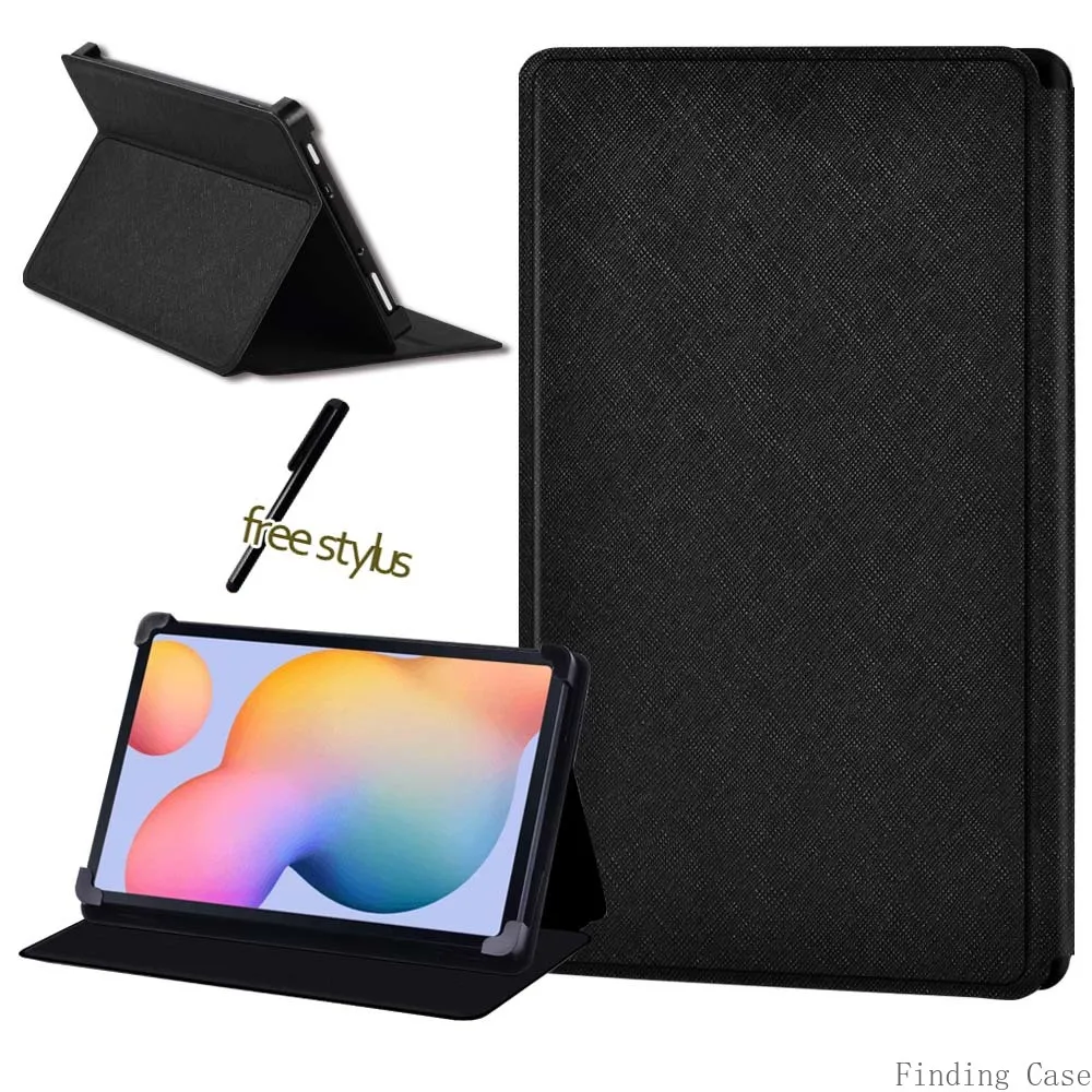 

Tablet Case for Samsung Galaxy Tab S 2/3/4/5/6/7 Universal Flip Stand Slim PU Leather Cover Case + Free Pen