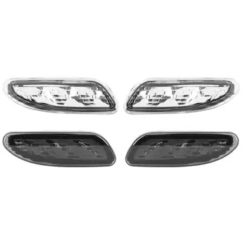 

LED Side Marker Lights In Bumper Turn Signal Lights Right+Left For Mercedes Benz W203 C-Class 2001-2007 (NOT for AMG C55)