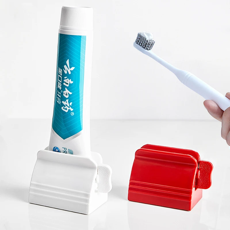 Multifunction Toothpaste Squeezer Facial Cleanser Press Dispenser Tube Cosmetic Rolling Squeezing Holder Oral Care Bathroom Tool