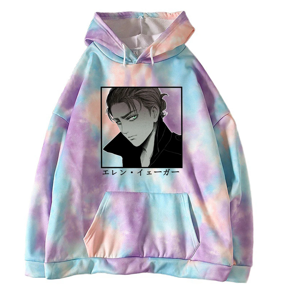 

3D Hoodies Women/Men Attack on Titan Funny Eren Yeager Long Sleeve Hooded Sweatshirt Men Hoodies