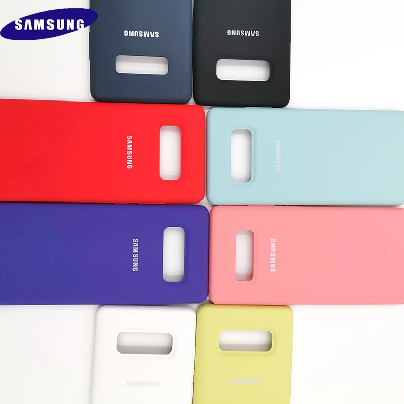 

original Samsung galaxy note 8 Silicone mobile phone Case Silky Soft-Touch Finish Back Protective Cover with retail package