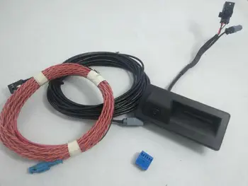 

Rear View Camera Trunk handle with High Guidance Line Wiring harness For VW MQB Tiguan 5NA827566D