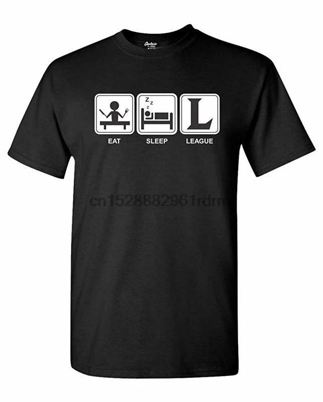 Одежда гардения 12 Eat Sleep League футболка 5076 | Мужская одежда