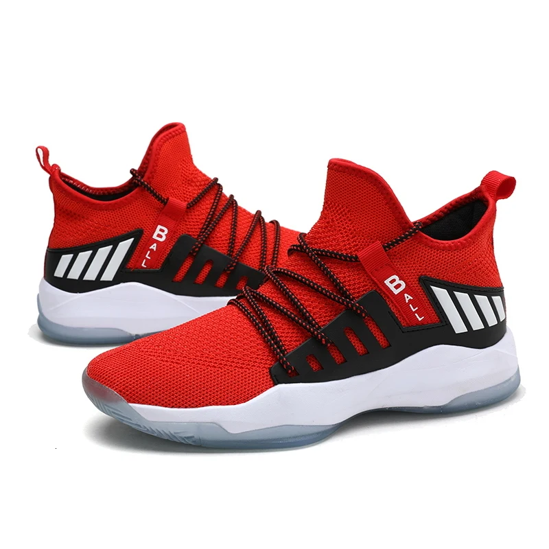 BOUSSAC Man High-top Jordan Basketball Shoes Breathable Nonslip Sneakers Air Cushion Jordan Shoes Outdoor Tennis Trainers