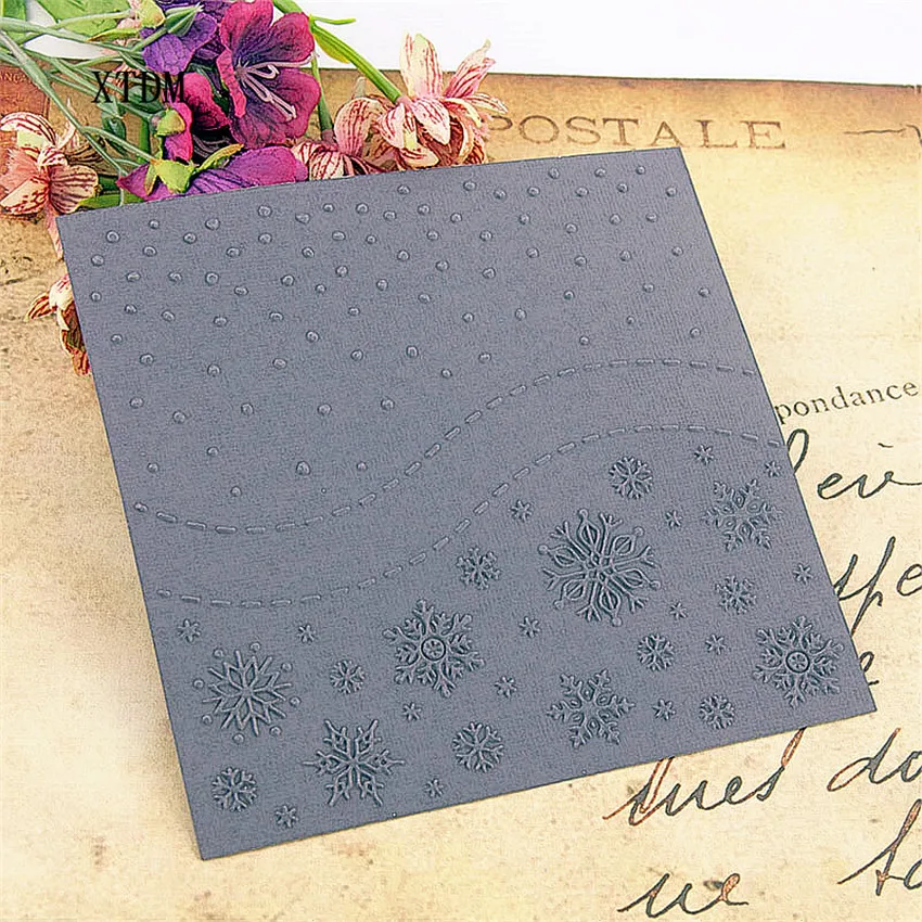 Easter plastic snowflake template craft card making paper card album wedding decoration Embossing folders