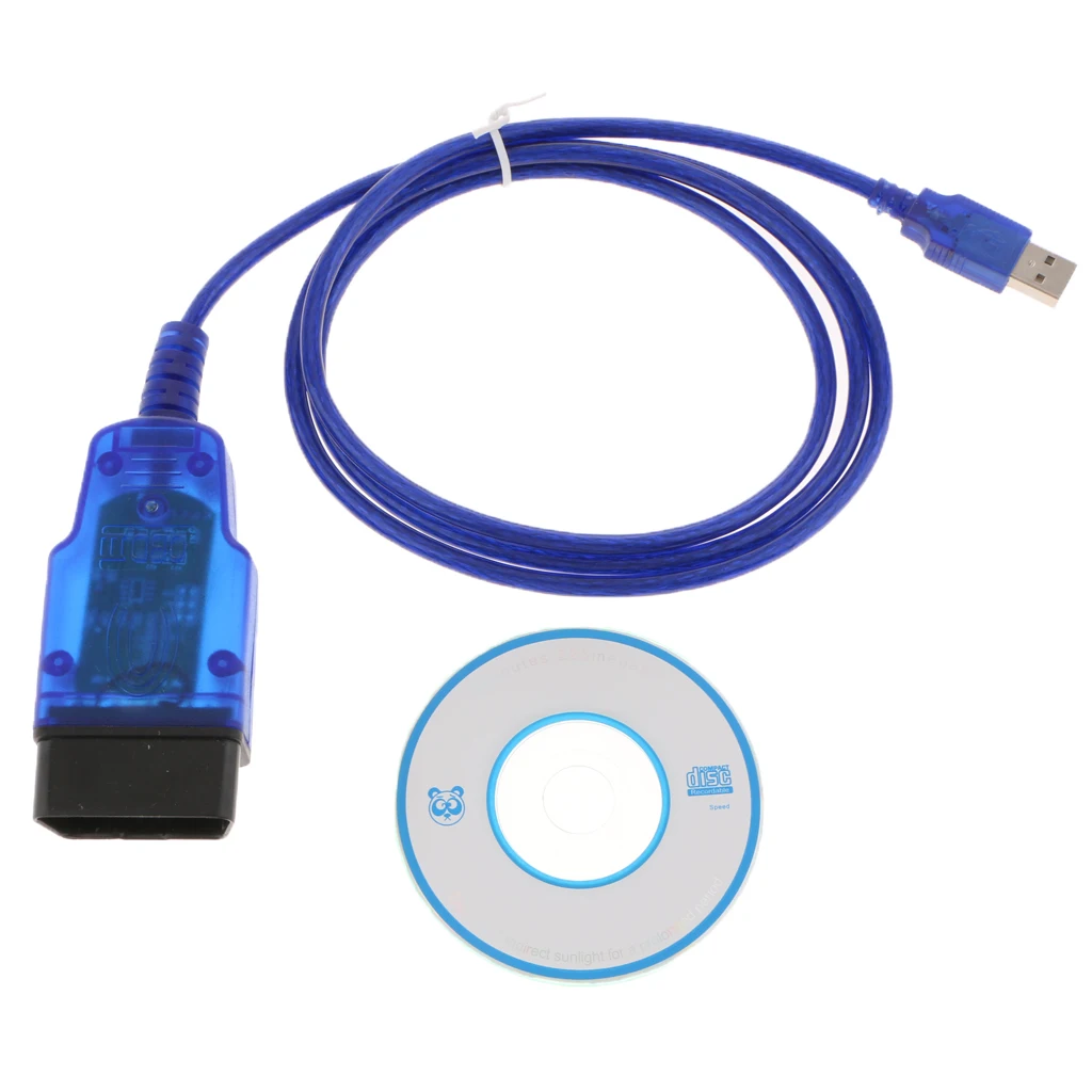Автомобильный сканер ECU Scan OBD2 USB кабель KKL V409 для двигателей Fiat SRS ABS ESP Аксессуары