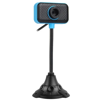 

HD USB Webcam CCD Sensor Web Computer Camera Built-in Digital Microphone Web Cam for Desktop PC Laptop for Video Calling
