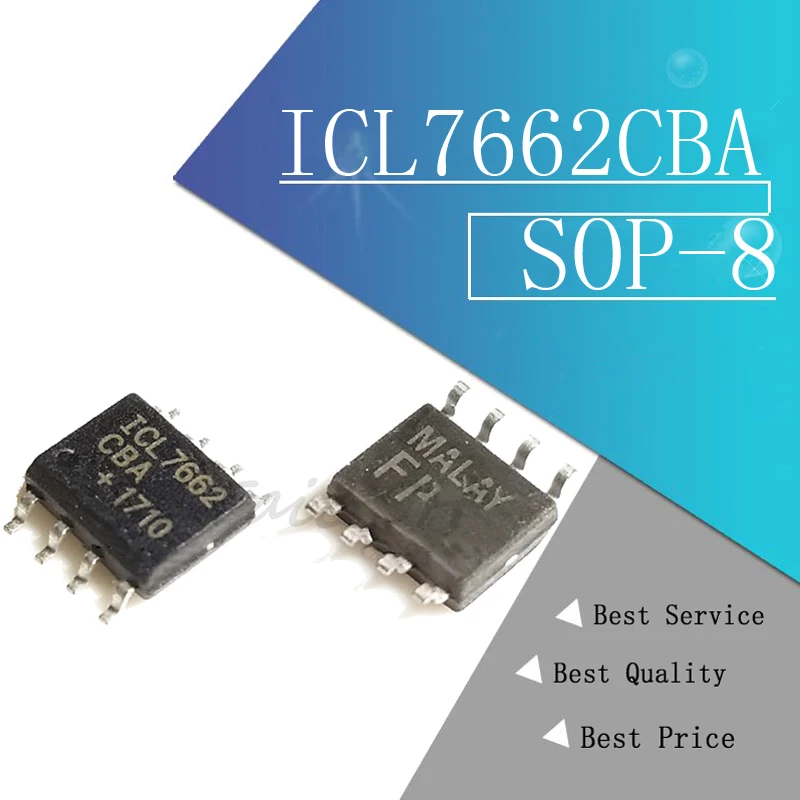 5 шт. ICL7662CBA SOP-8 ICL7662 SOP8 + T CMOS конвертеры напряжения IC | Электронные компоненты и
