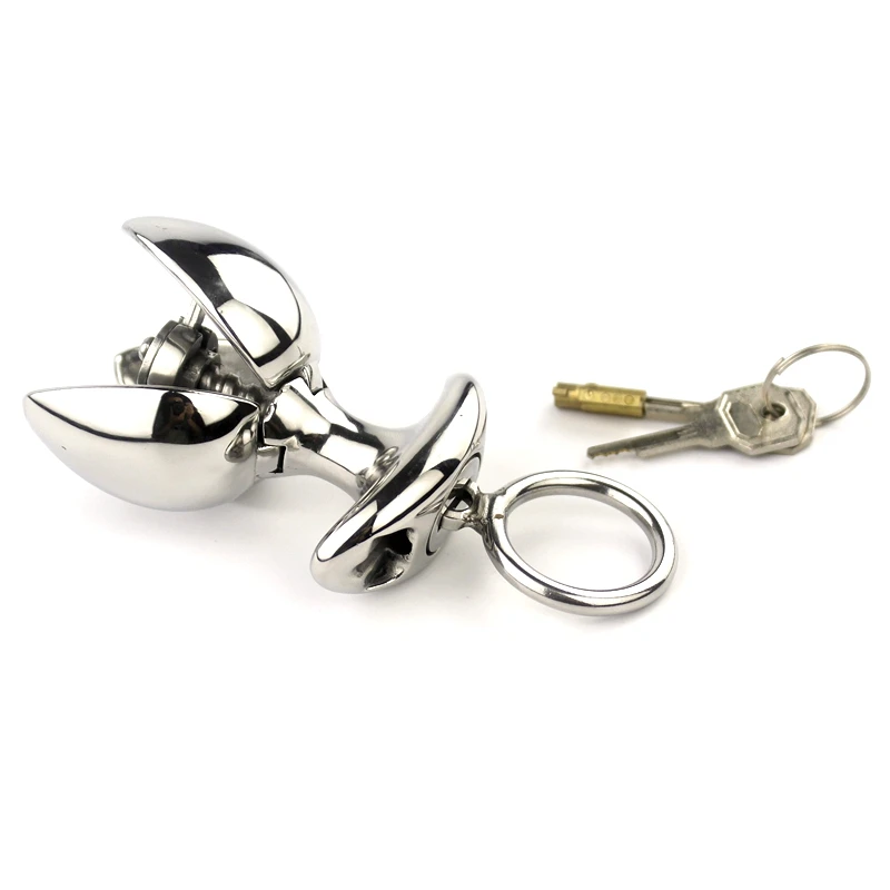 Stainless Steel Locking Anal Anchor Adjustable Butt Plugs Metal Anal Sex  Toys | eBay