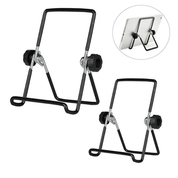 

Universal Foldable Metal Tablet Stand Adjustable Big Phone Tablet Desktop Holder Mount Cooling Fast for iPad iPhone Tablet 7-10"