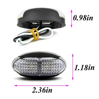 

4 LED Side Marker Front Rear Tail Light Brake Stop Clearance Lamp For Truck Caravan Boat