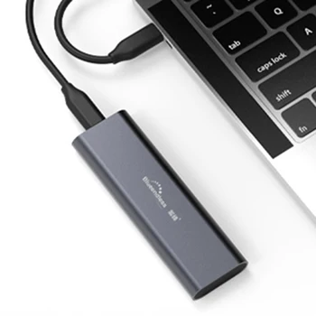 

Blueendless 2802N 10/6Gbps 2TB Type-C SSD Enclosure M.2 NVME PCI-E Mobile Case HDD Case with USB Cable Pouch New