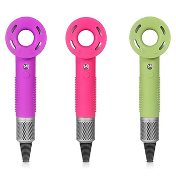 

Case Cover Soft Colorful Silicone Anti-Scratch Body Head Protective Cover Case Skin for Dyson Hair Dryer