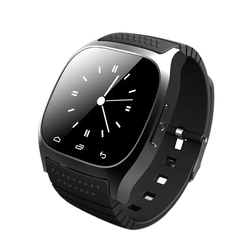 Waterproof Sport Bluetooth Smartwatch Wrist Smart Watch Music Player with LED Alitmeter Pedometer for Android