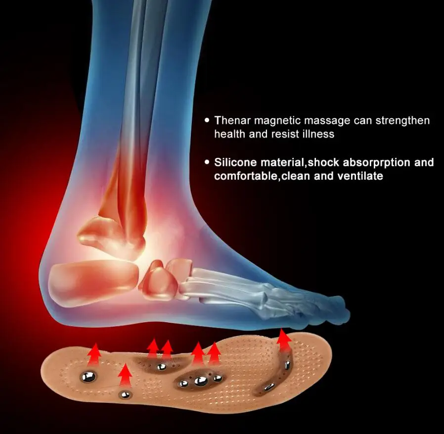 1 пара, Новое поступление, магнитная терапия, магнит, забота о здоровье, массажные стельки для ног, для мужчин/женщин, удобные подушечки для обуви, массажер, подарок для здоровья