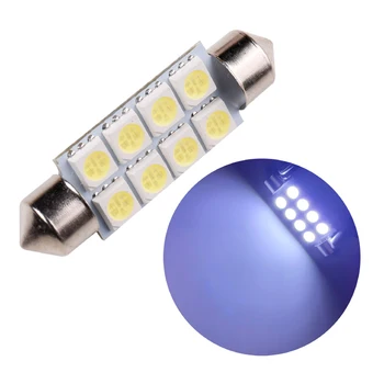 

Car Ceiling Light LED Car Reading Light Room Lamp Double-point 5050 Car Diode Bulb Universal 1pcs Double-pointed LED 31/41mm