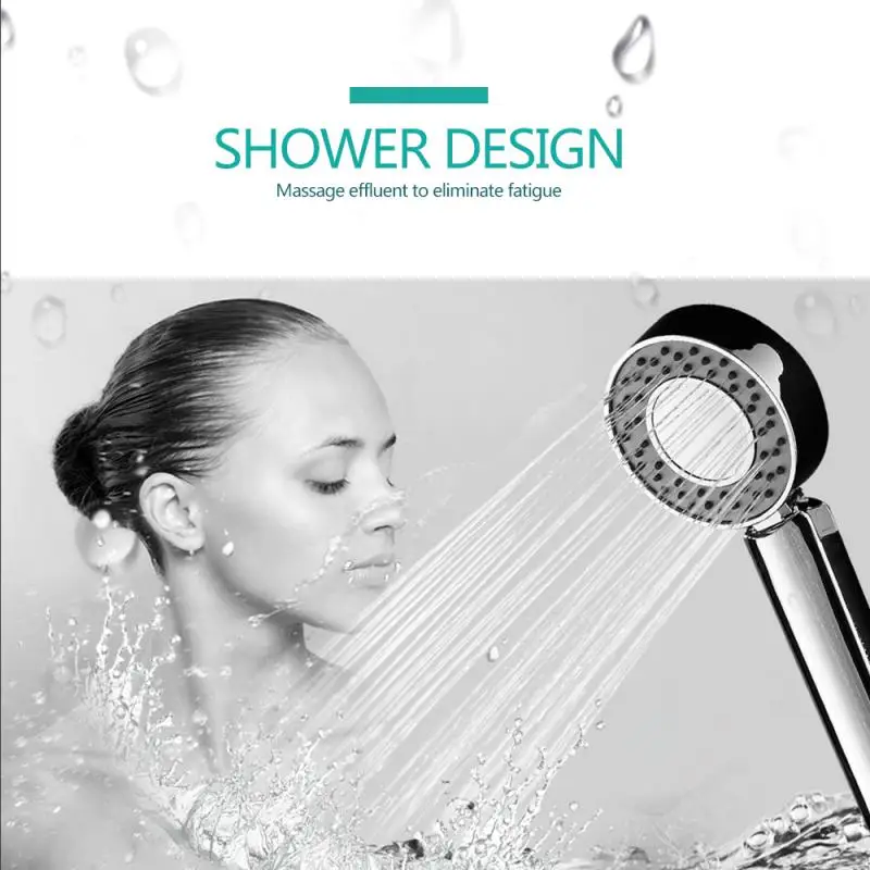 3 в 1 двухсторонняя насадка для душа водосберегающая круглая ABS хромированная насадка для ванны душ высокого давления ручной душ Dropship