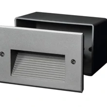 3W наружный квадратный IP67 сменный встраиваемый настенный светодиодный светильник для лестницы