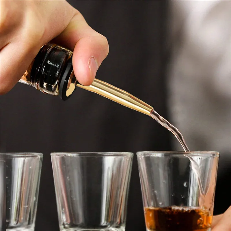 Gold-Stainless-Steel-Wine-Pourers-Liquor-High-Quality-Liquor-Pour-Spouts-with-Cap-Covers-Leakproof-Design (3)