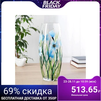 

Vase "Cornflowers", transparent