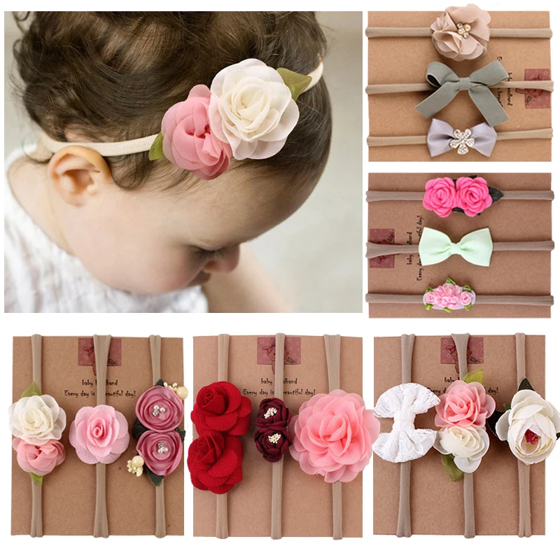 Discount Headband Turban Hair-Accessories Girl Bows Flower Baby Toddler Newborn Infant Lace Kids Ma5QoN1Y1