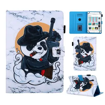 

Case for Apple iPad Pro Air Mini 6th 7th 7.9 9.7 10.5 11inch 360 Degrees Rotating Flip PU Leather Cover Auto Sleep Cool Panda