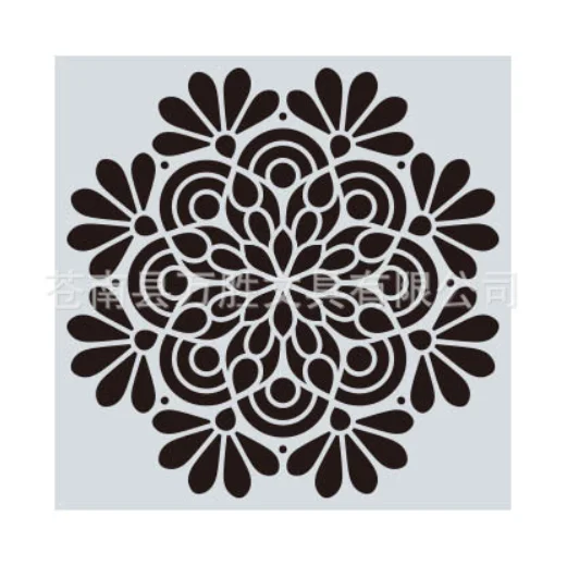 

Трафареты для рисования мандалы, 15 х15 дюймов