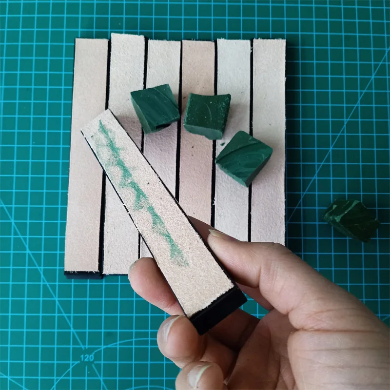 

Vegetable tanned leather Strop Compound for Ruixin pro knife sharpener sharpening stone Grinder Bar RX008 KME Edge pro sharpener