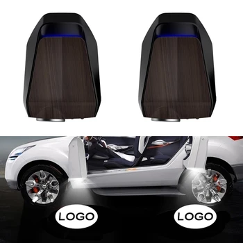 

2PCS Universal Wireless Car Door Logo Led Welcome Light Projection Lamp Laser Light Car Door Projector Light Car Accessories