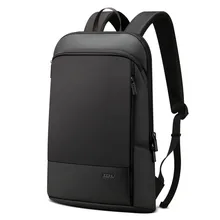Laptop Backpack Men 15.6 inch Office Work Men Backpack Business Bag Unisex Black Ultralight Backpack Thin Back Pack