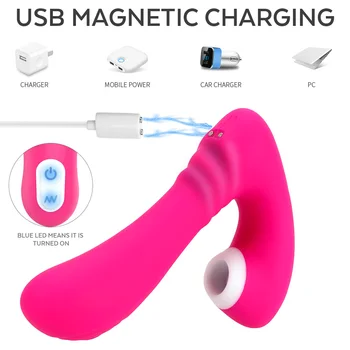 Flapping Sucking Vibrators For Women Dildos Vaginal Anal Plug Clitoris Sucker Female Masturbator Panties Sex Toys Erotic Product 4