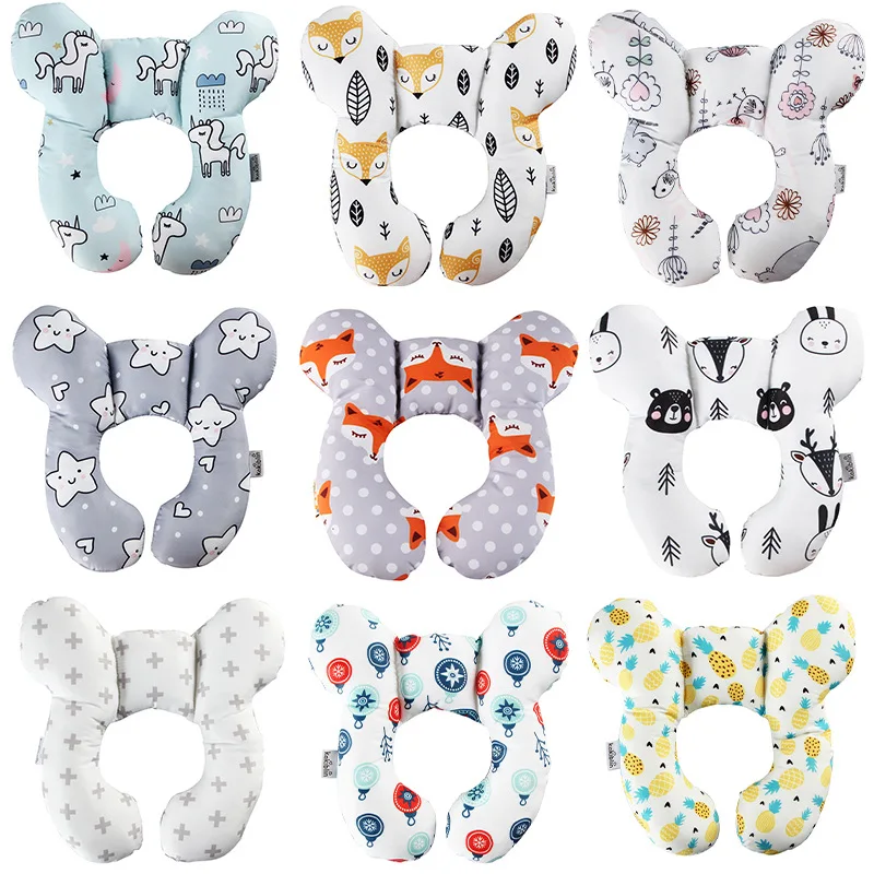 Baby Pillow Protective Travel Car Seat Head Neck Support Pillows Newborn Children U Shape Headrest Toddler Cushion 0-3 Years 2