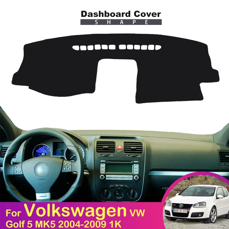 Коврик для защиты приборной панели от света Volkswagen VW Golf 5 MK5 2004 2005 2006-2009 1K |