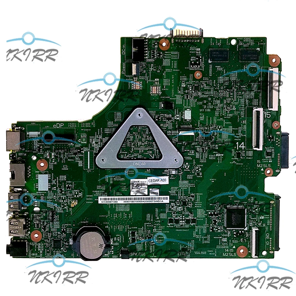 Motherboard para Dell Cedro Pwb: Xy1kc Rev: A00 52gny 052gny Radeon r5 E2-6110 15 Ddr3l Inspiron 3542 3541 3441 Amd mb 13283-1 - Imagem 2