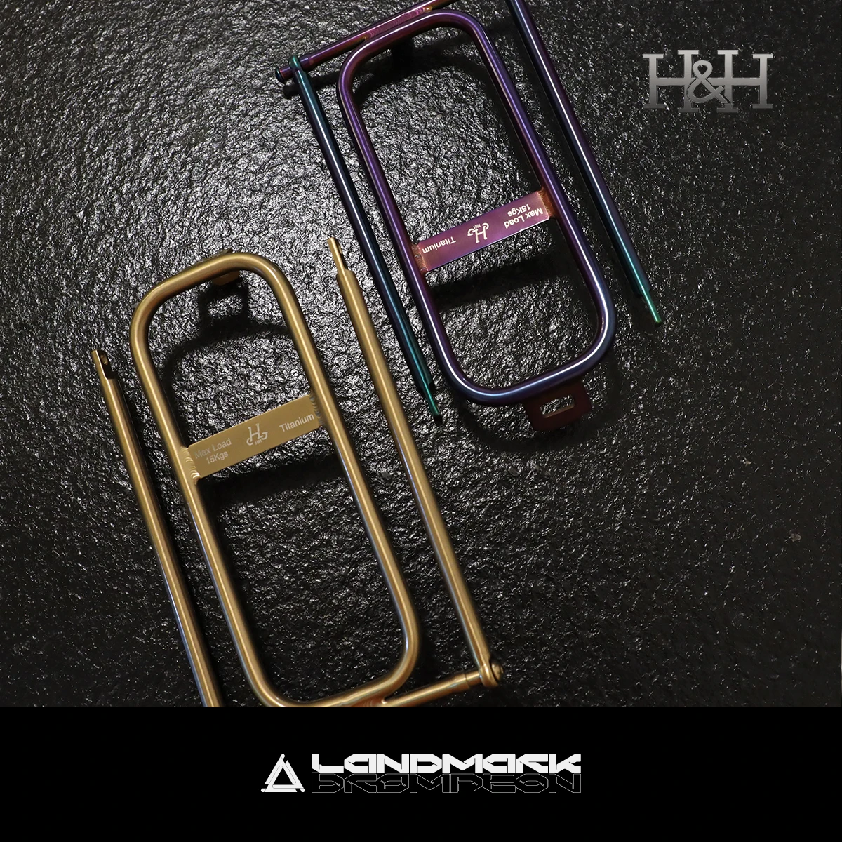 H&H Titanium Folding Rear Rack for Brompton - AliExpress