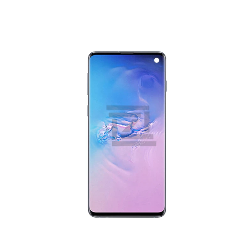 Для samsung Galaxy S10 lcd G973 S10 Plus G975 кодирующий преобразователь сенсорного экрана в сборе с рамкой